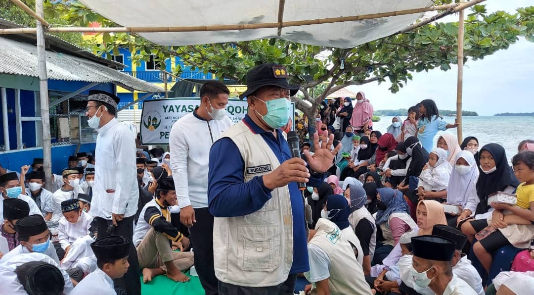 Santunan Jama'ah dan Yatim Piatu Di Pulau Seribu