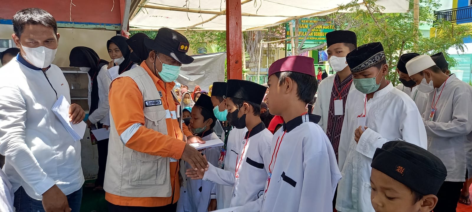 Santunan Untuk Anak-Anak Yatim, Yatim Piatu  & Dhuafa Untuk Wilayah Pulau Seribu Utara, Jakarta Utara.